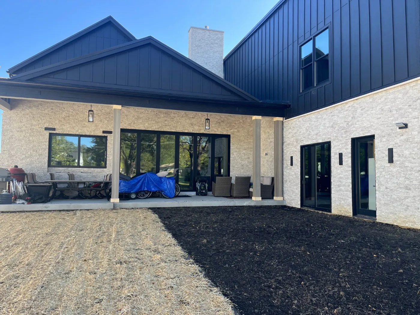 Siding installation documented in Plum Creek